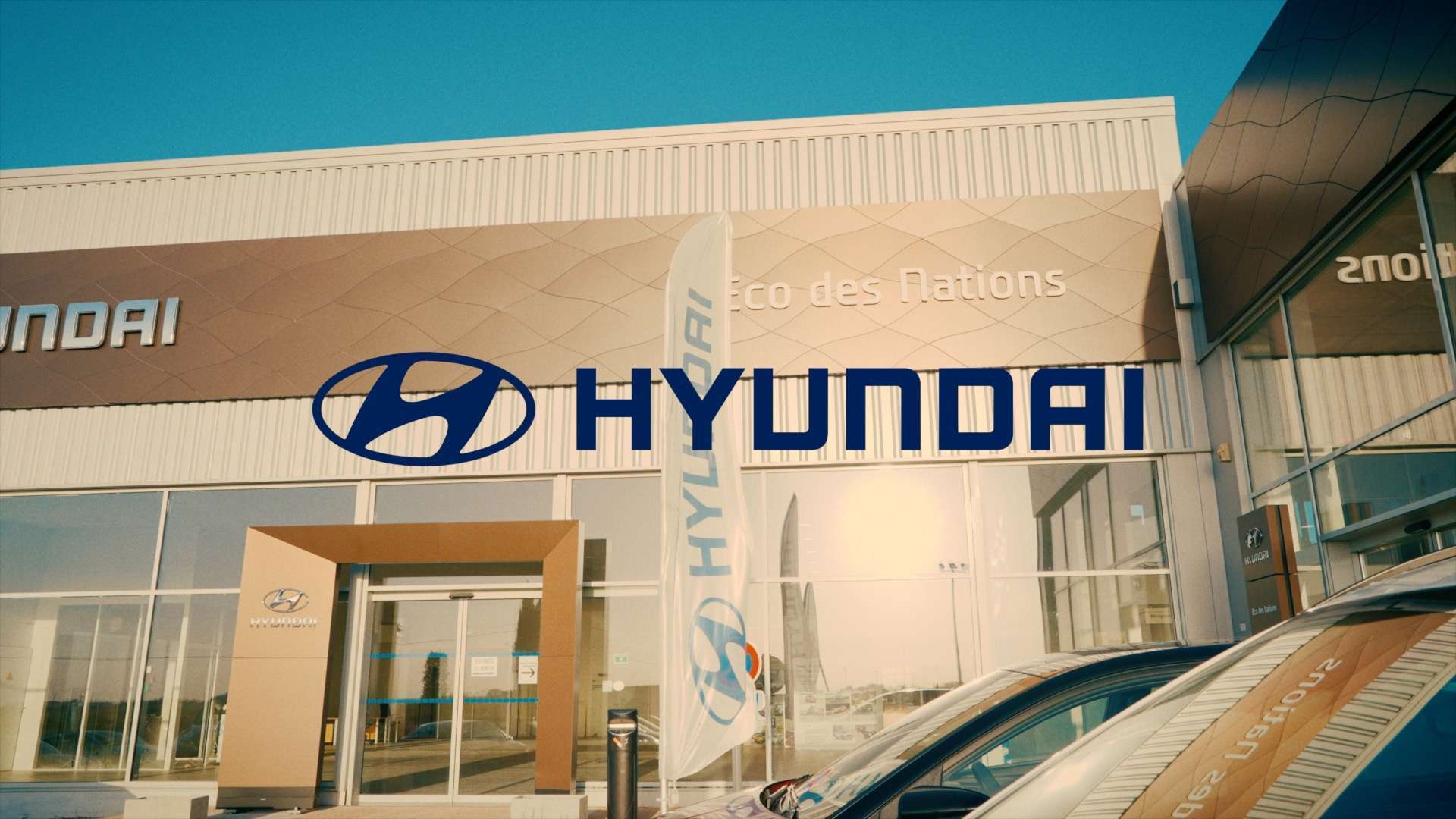 Extrait du tournage pour Hyundai Poitiers dans le cadre de la promotion de la démarche éco-responsable de Hyundai